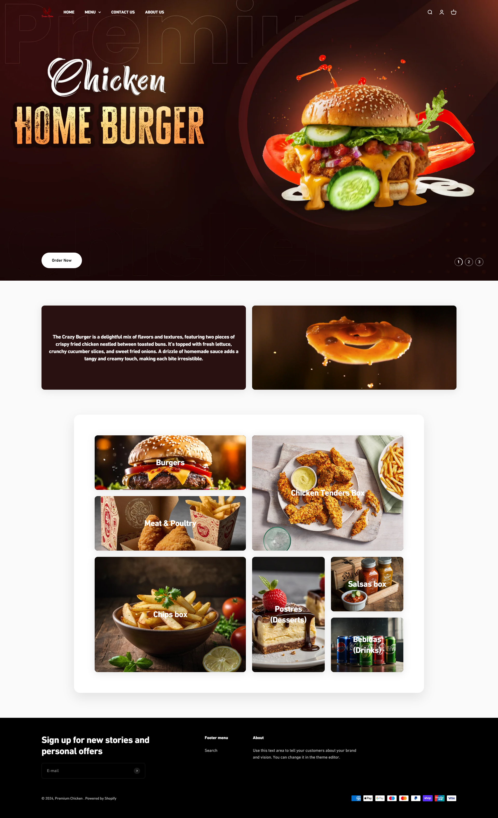Premium Chicken Shop Screenshot